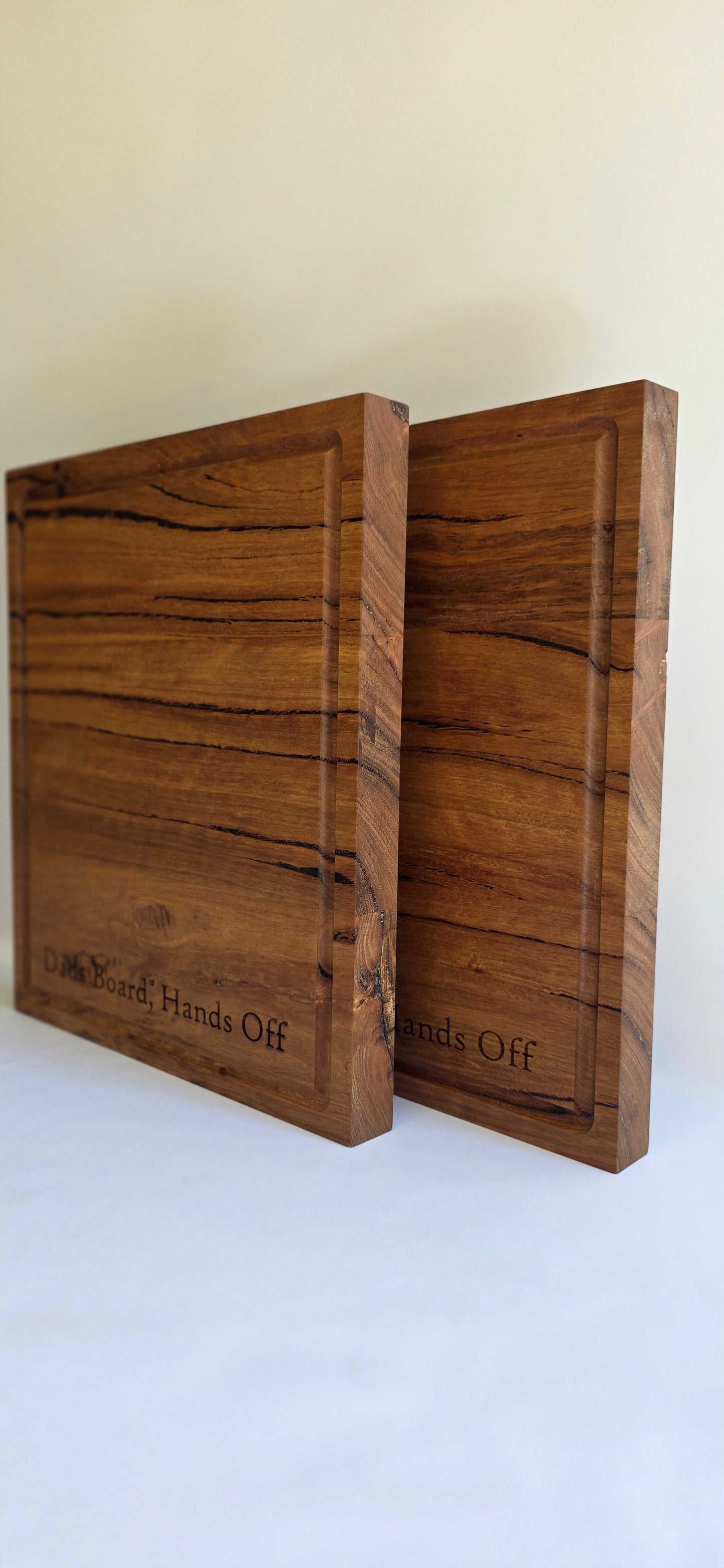 Dads Board Hands Off - Butchers Block (390 x 340 x 35mm)