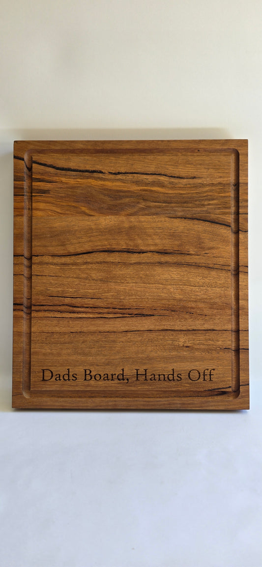 Dads Board Hands Off - Butchers Block (390 x 340 x 35mm)