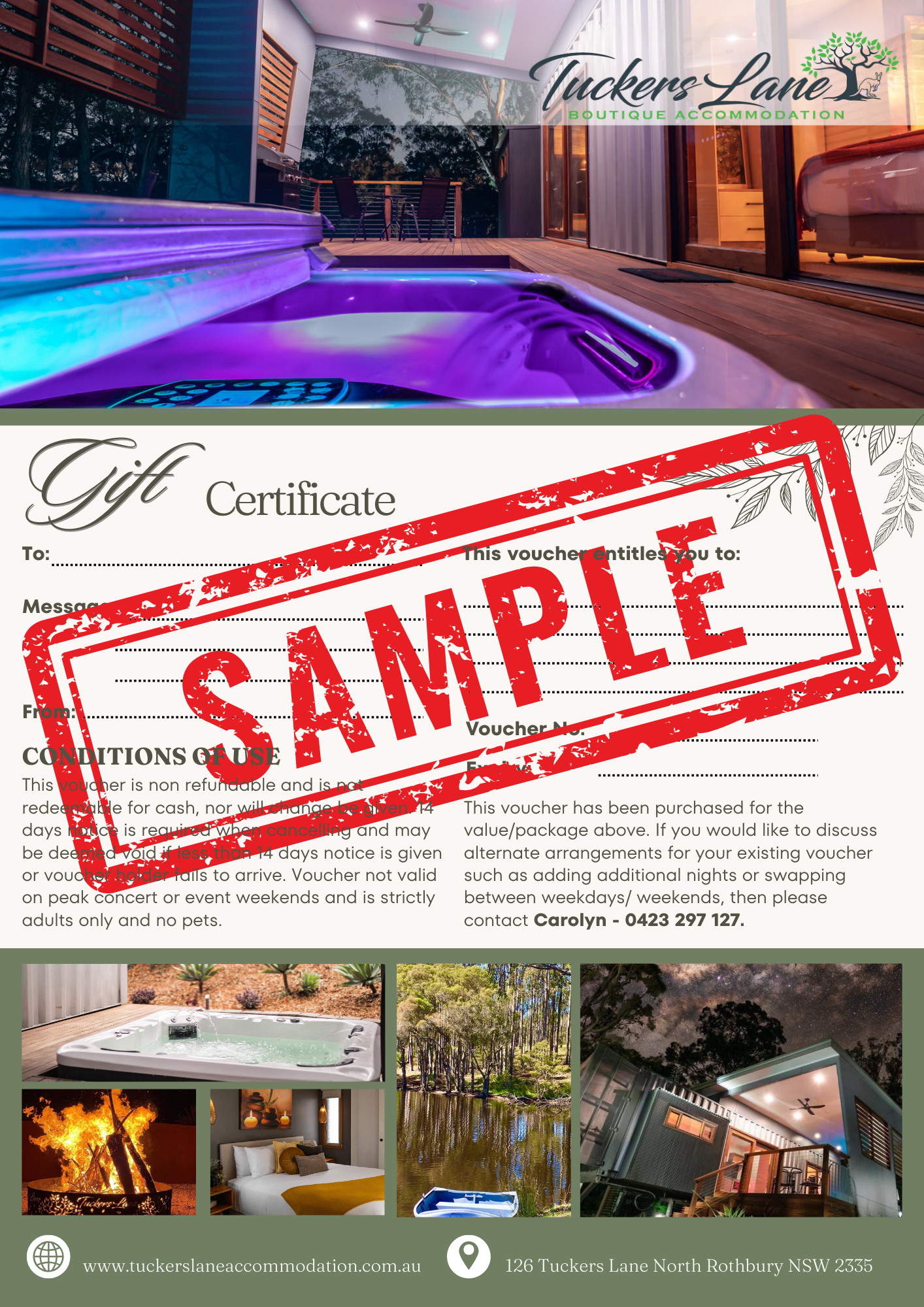 Gift Voucher - Tuckers Lane