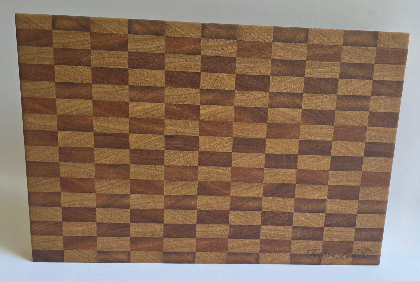 End Grain Mixed Hardwood Butchers Block (396 x 268 x 32mm)