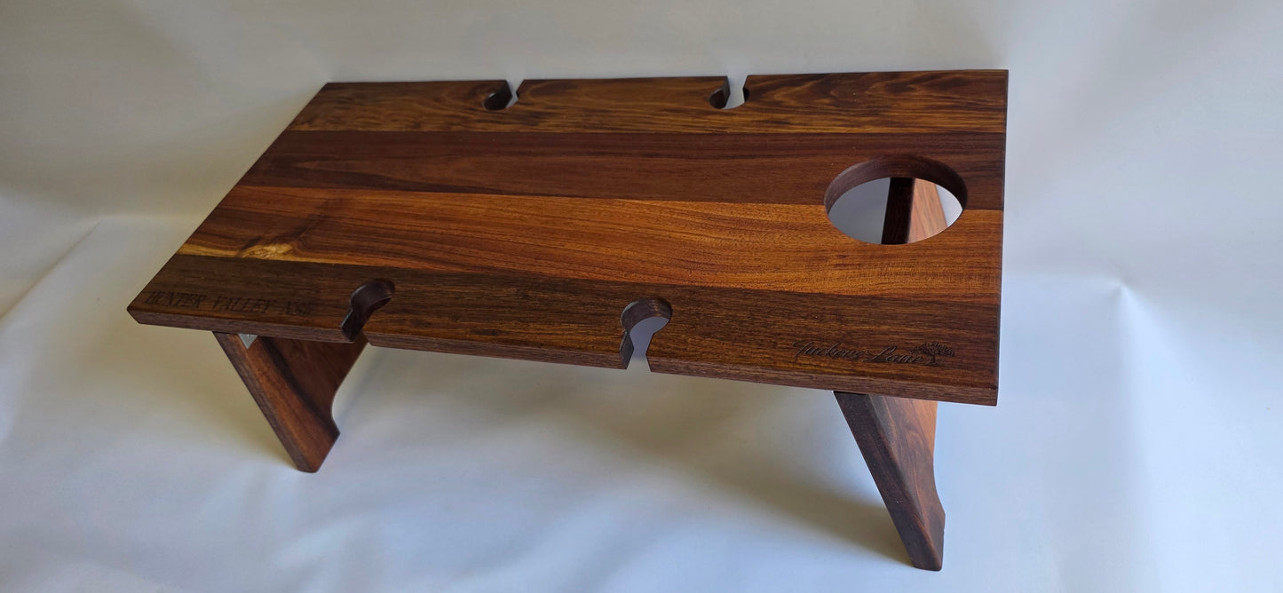 Picnic Table - 4 Glass Holder & 1 Bottle (600x285x220mm)
