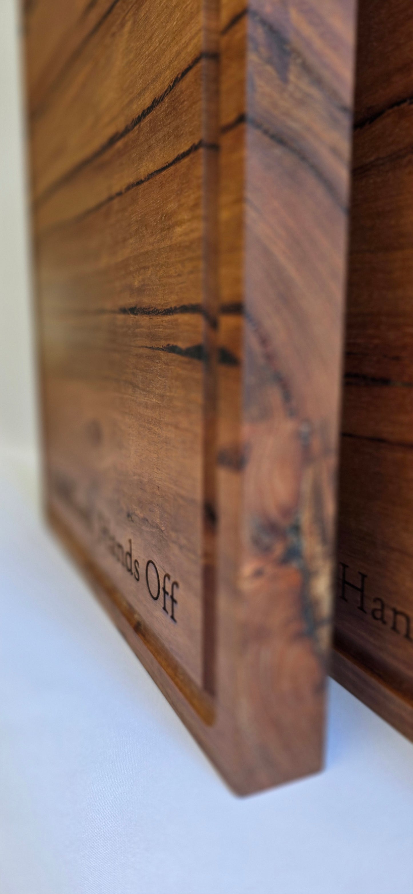 Dads Board Hands Off - Butchers Block (390 x 340 x 35mm)