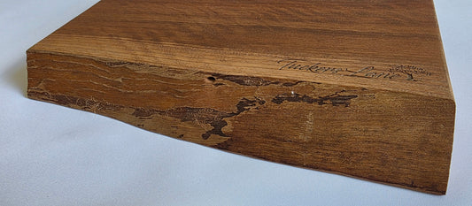 Live Edge Mixed Hardwood Chopping Board (345 x 250 x 42mm)