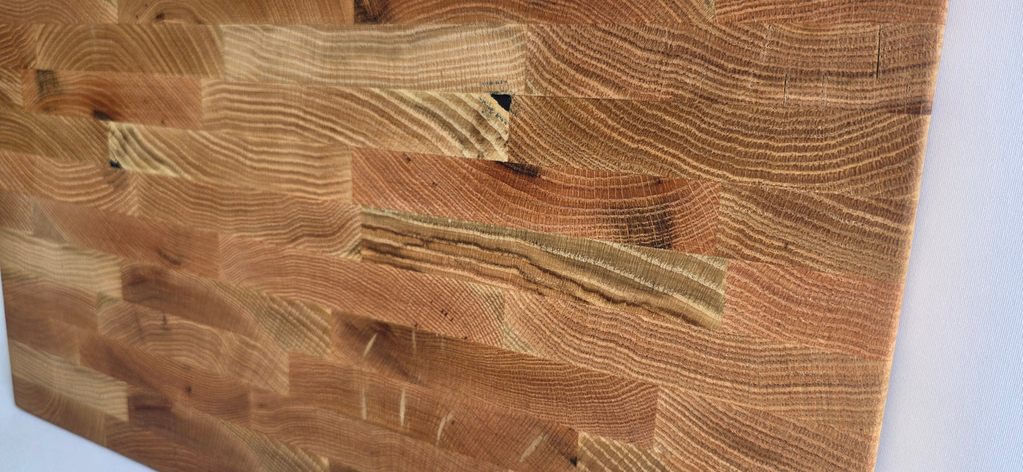 Endgrain Oak Butchers Block (478 x 280 x 26mm)