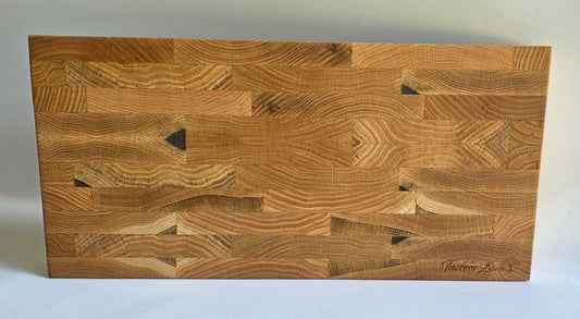 Endgrain Oak Butchers Block (462 x 224 x 40mm)